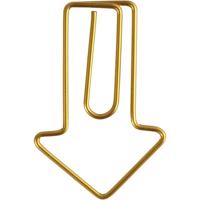 Creativ Company Clips, pijl, afm 40x25 mm, goud, 6 stuk/ 1 doos - thumbnail