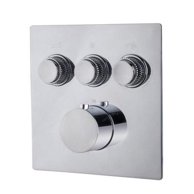 Wiesbaden Caral Klik Pro inbouw thermostatisch douche/badkraan 3 functies met inbouwdeel Chroom SW717352 / SW717361