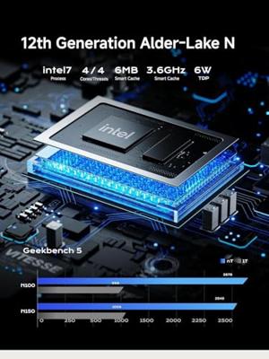 GIGABYTE Barb GBT BRIX GB-BTIP-N150 Intel N150 - 1x2,5\ - 1xM.2