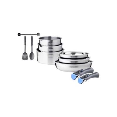 Keukengerei Arthur Martin Staal 10 Onderdelen