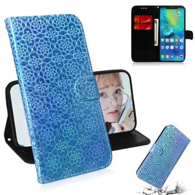 Voor Huawei mate 20 Pro effen kleur kleurrijke magnetische Buckle horizontale Flip PU lederen draagtas met houder & kaartsleuven & portemonnee & Lanya