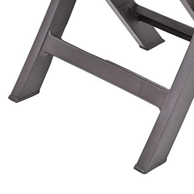 VidaXL Opklapbare stoelen, 2 stuks, plastic, mokkakleur VidaXL Opklapbare stoelen, 2 stuks, plastic, mokkakleur