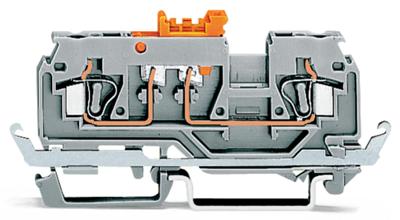 WAGO 280-880 Scheidingsklem 5 mm Spanveer Oranje 50 stuk(s)