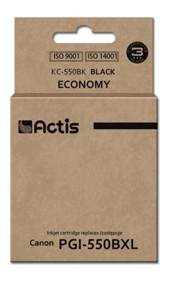 Actis KC-550Bk Inkt (vervanging voor Canon PGI-550BK; Standaard; 23 ml; zwart)