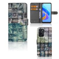 Wallet Case met Pasjes OPPO A76 | A96 Spijkerbroeken - thumbnail