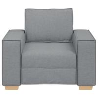 Sofa Stoel Lichtgrijs 60 cm Stof - thumbnail