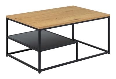 Bendt Salontafel 'Ture' Eiken en metaal, 90 x 60cm