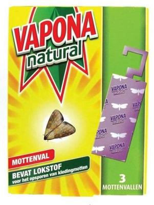 Vapona Vapona Mottenval - 3 Stuks