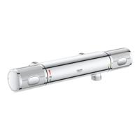 Grohe Grohtherm 1000 Performance douche thermostaatkraan zonder s-koppelingen 12cm chroom - thumbnail