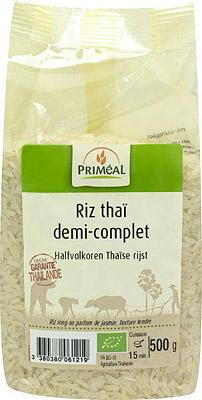 Primeal Halfvolkoren Thaise rijst bio 500 Gram Primeal Halfvolkoren Thaise rijst bio 500 Gram
