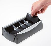 HAN HA-2000-13 Visitekaartbox VIP Inclusief Tabkaart Zwart / Grijs - thumbnail