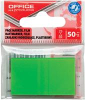 OFFICE products index, 25 x 43 mm, ophangzakje van 50 tabs, groen - thumbnail