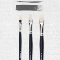 Van Gogh Penseel voor olie- en acrylverf, 3-delige set, serie 210 nr. 8-12-16 - thumbnail