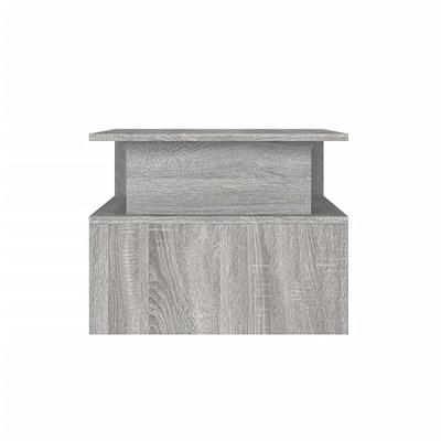 Salontafel 90x55x42,5 cm bewerkt hout grijs sonoma eikenkleur
