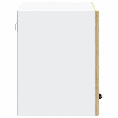 Keukenwandkast Lucca bewerkt hout sonoma eikenkleurig Keukenwandkast Lucca bewerkt hout sonoma eikenkleurig