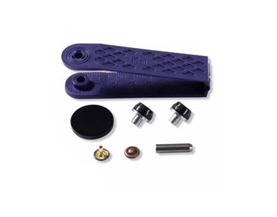 Siernieten messing 9mm oud koper-brons