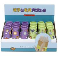 Adoramals Zoo - Tekenkoker 12 Kleurpotloden - thumbnail