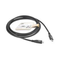 ACT AC7441 USB 3.0 10Gbps 60W USB Type-C® kabel | Zwart | 1 meter - thumbnail