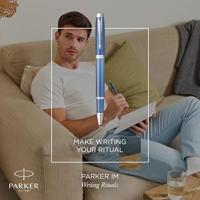Parker IM Rituals roller, blauw CT, fijn, giftbox - thumbnail