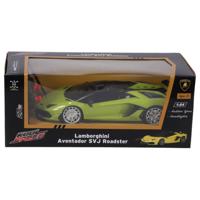 RC Lamborghini Aventador SVJ Roadster 1:24 + Licht Neon Groen - thumbnail