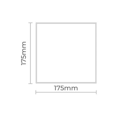 Afdekking voor luchtafvoer EDM 08417 08413 17,5 x 17,5 cm Afdekking voor luchtafvoer EDM 08417 08413 17,5 x 17,5 cm