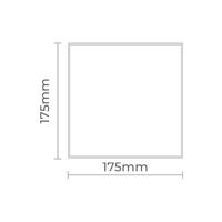 Afdekking voor luchtafvoer EDM 08417 08413 17,5 x 17,5 cm - thumbnail