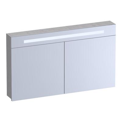 Brauer Promise Spiegelkast - 120 cm - met Verlichting - 2 Spiegeldeuren - Forest Seashell