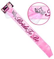 Sjerp dubbellaags Bride To Be roze - thumbnail