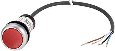 Eaton 185587 C22-DL-R-K01-24-P62 Druktoets Plat Rood 1 stuk(s)