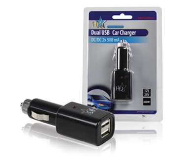 HQ Dubbele USB Autolader HQ Dubbele USB Autolader