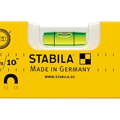 Stabila Waterpas, 70TMW 1V1H+booglibel+magneet 25cm - 14010