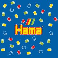 Hama strijkkralen grondplaat pop transparant - thumbnail