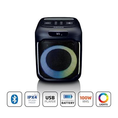 Lenco PA-101BK Party speaker 100 W 1 stuk(s)