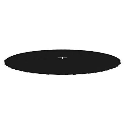 VidaXL Springmat voor 12 feet/3,66 m ronde trampoline stof zwart - thumbnail