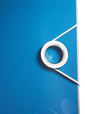 Leitz Ordner 1106 Active WOW DIN A4 Rugbreedte: 82 mm IJsblauw (metallic) 2 beugels 1106-00-36