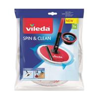 Reservemop voor Schrobben Vileda Spin & Clean Microvezel - thumbnail