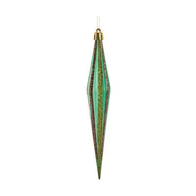 Kerstversiering Uitgerekt Rood Gouden Groen 3 x 8,5 x 19 cm