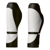 Simson ergonomics handvatten - 92mm zwart-wit - thumbnail