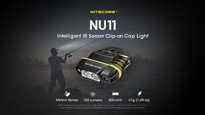 NiteCore NC-NU11 NU11 Kleine mobiele lamp LED Zwart, Geel NiteCore NC-NU11 NU11 Kleine mobiele lamp LED Zwart, Geel