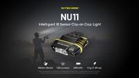 NiteCore NC-NU11 NU11 Kleine mobiele lamp LED Zwart, Geel - thumbnail