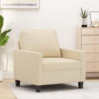 Fauteuil 60 cm stof crmekleurig - thumbnail