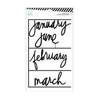 Heidi Swapp • letterbord kit 12pcs maanden - thumbnail