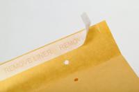 Comebag luchtkussenenveloppen, ft 230 x 340 mm, met stripsluiting, bruin, doos van 100 stuks - thumbnail