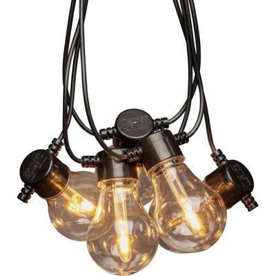 KonstSmide 14,5mPartylight lichtsnoer van 10xA60 lampen - 2391-800