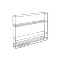 Metaltex Space Saver Smart Kitchen Uitschuifbaar Kruidenrek 6x28x22 cm Zilver - thumbnail