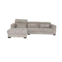 Tower Living 3-zits Loungebank 'Brighton' Links, kleur Taupe - thumbnail