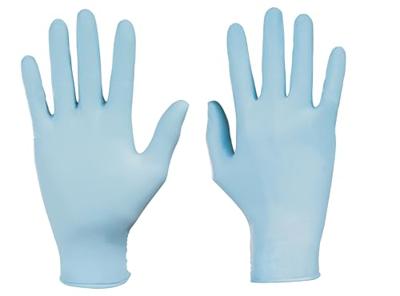 Honeywell Wegwerphandschoen | maat 7 blauw | nitril | EN 374, EN 455 PSA-categorie III | 100 stuks - 074007081C 074007081C