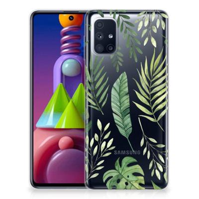 Samsung Galaxy M51 | TPU Case | Leaves
