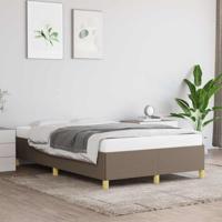 Bedframe zonder matras 120x190 cm stof taupe - thumbnail