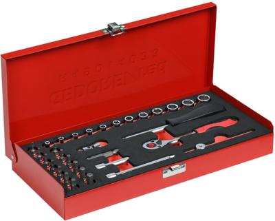 Gedore Dopsleutelset 1/4” | SW 4-13 mm | 33-dlg - 3300001